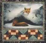 Fox & Tracks quilt